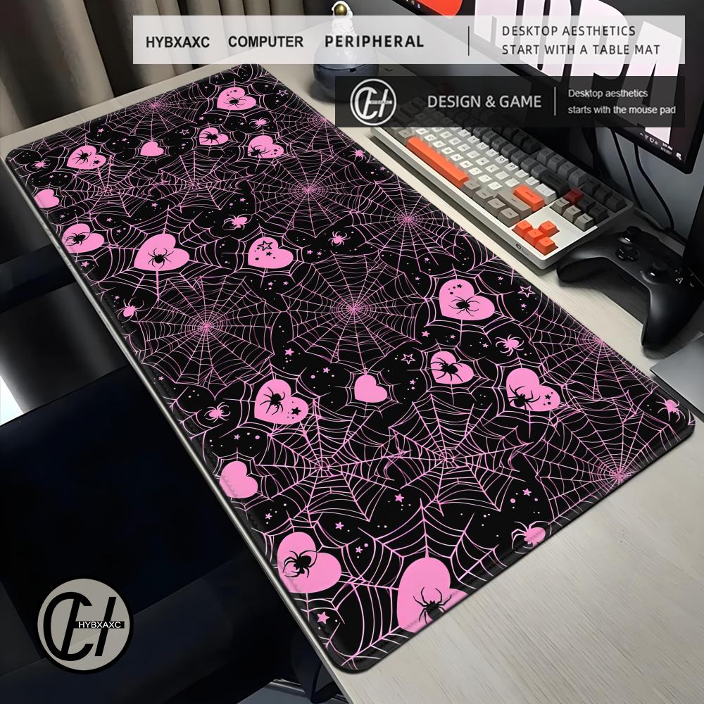 Office Technician - 90x40 White or Pink Spiderweb Hearts