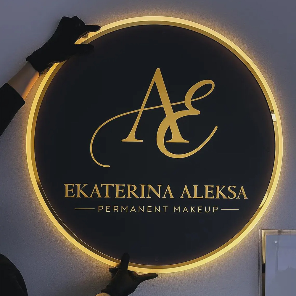 Custom Acrylic Sign Personalis - đánh giá và giá Office Technician