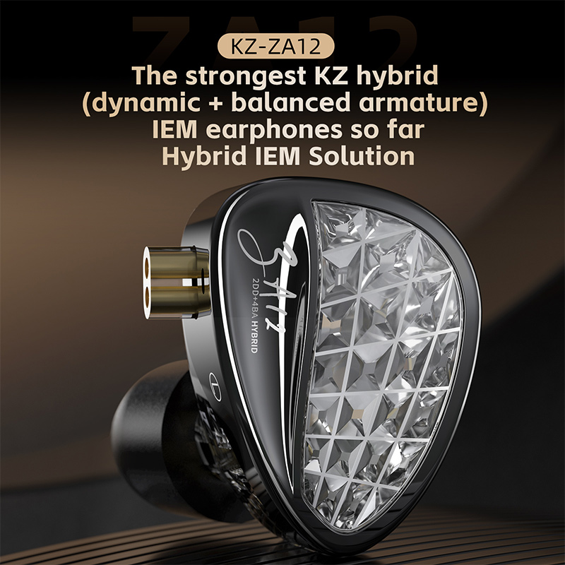 KZ ZA12 2DD+4BA Hybrid IEM Hea - đánh giá và giá Office Tech Essentials