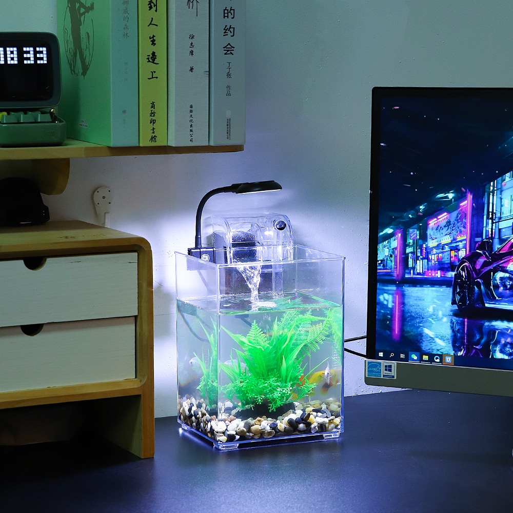 USB Desktop Fish Tank Set-Easy - đánh giá và giá Office Technician