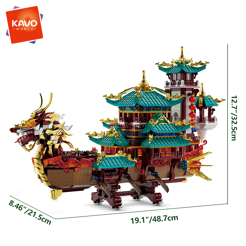 KAVOWORLD 2453PCS Chinese Drag - đánh giá và giá Office Technician